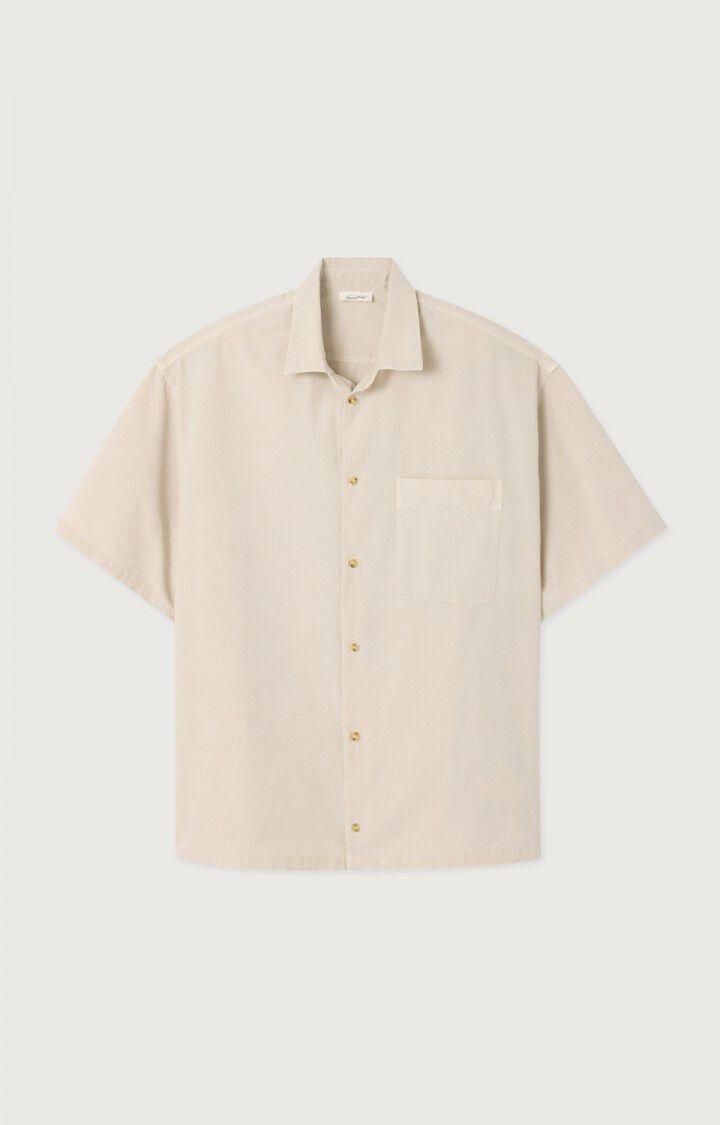 American Vintage Tysco Kurzarm Hemd Herren creme